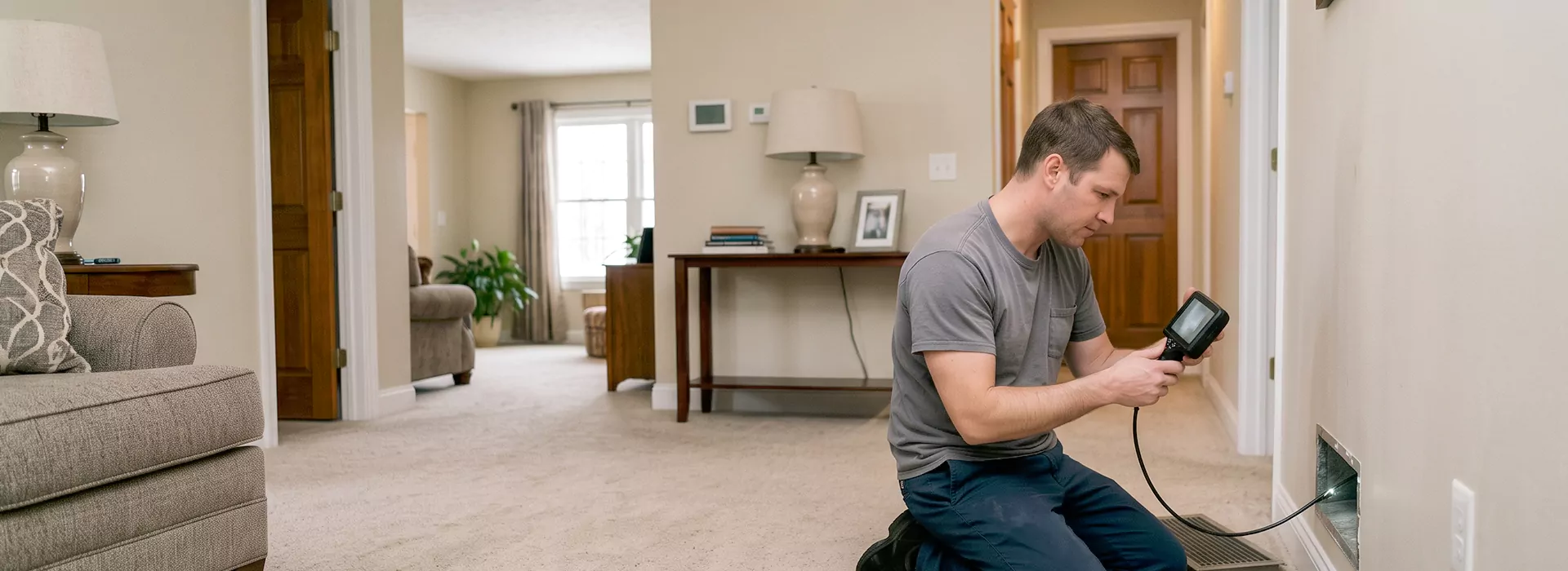 Air Duct Camera Inspection in College Park, Maryland