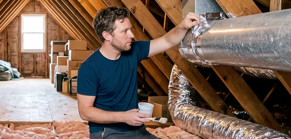 Duct Board Leak Repair in College Park