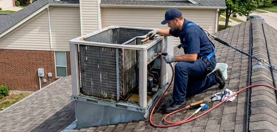 Rooftop Unit Cleaning in College Park